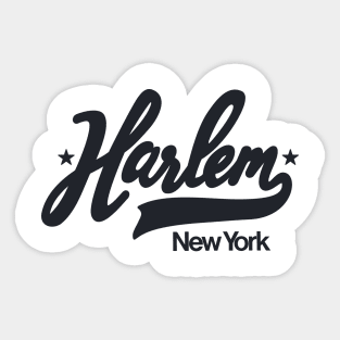 Vintage Harlem New York - Retro Harlem Logo - Harlem Shirt Sticker